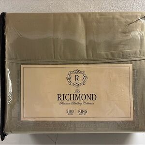 Richmond Platinum Bedding Collection 2100 Series King Size Sheets - Fawn Green